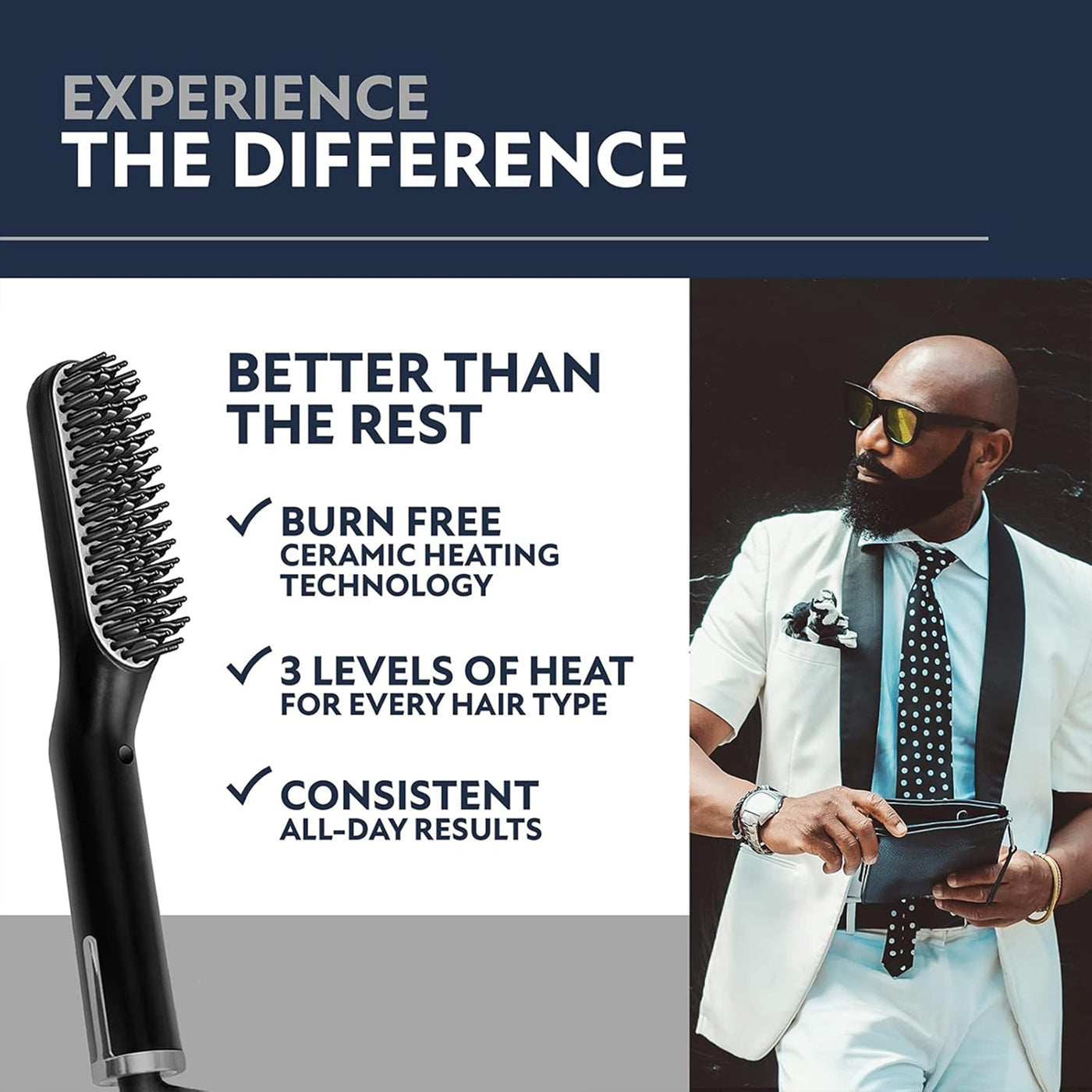 BeardiFix Heated Beard Brush