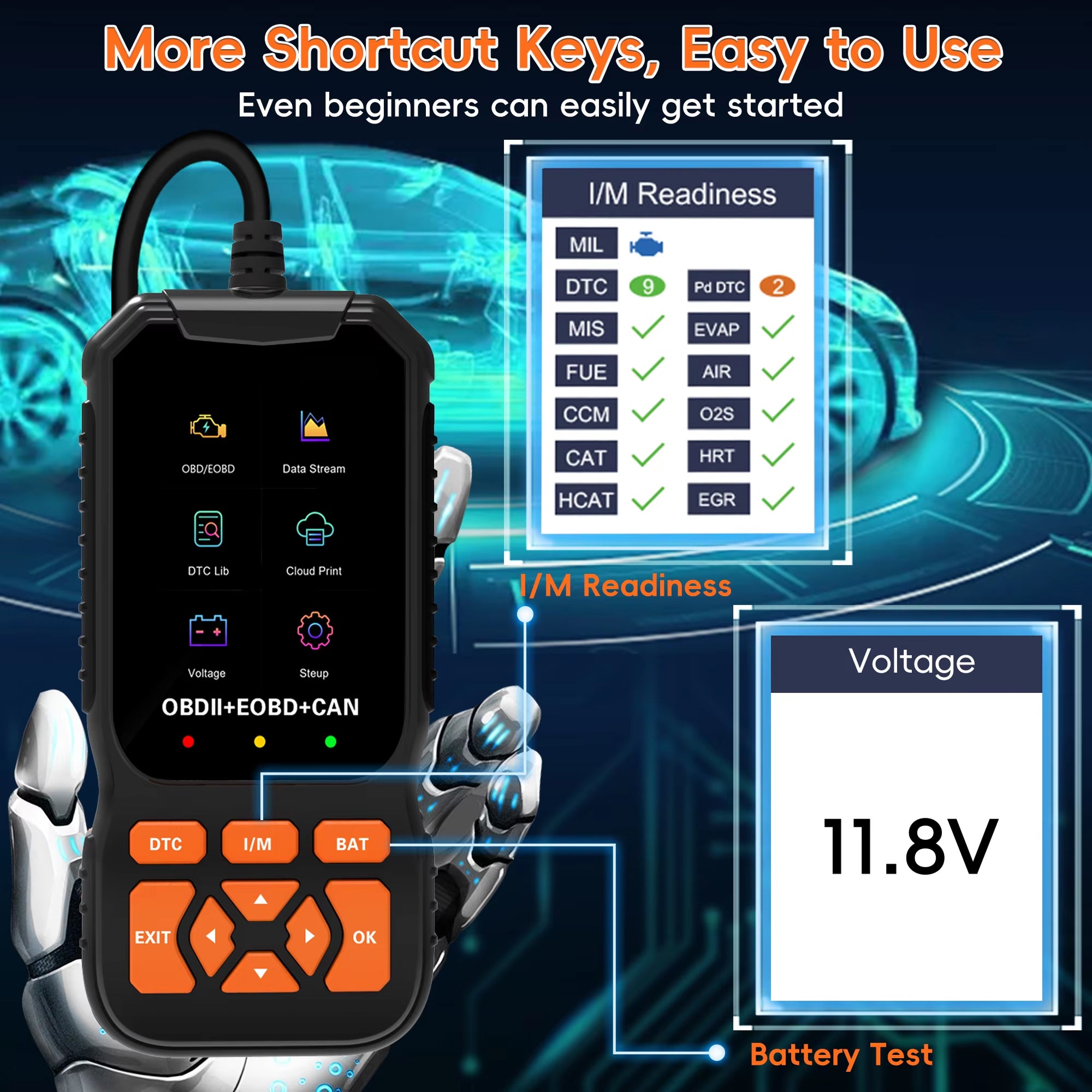 Autometrie v2 Car Code Scanner