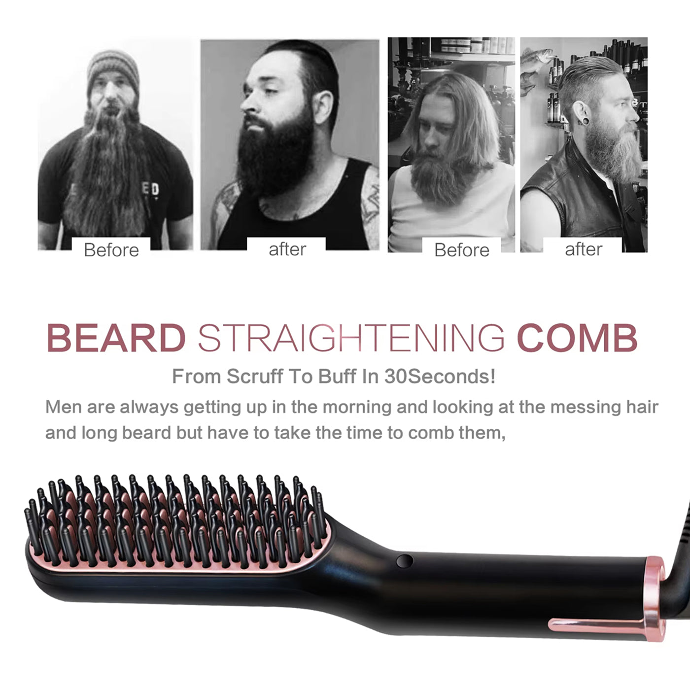 BeardiFix Heated Beard Brush