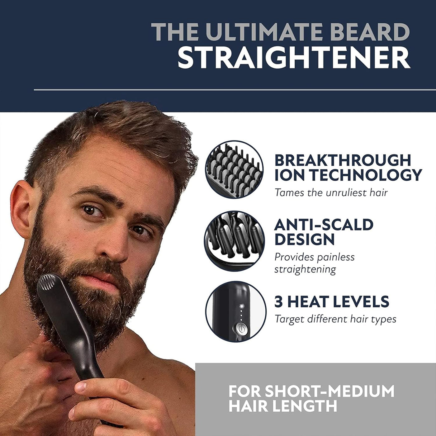 BeardiFix Heated Beard Brush