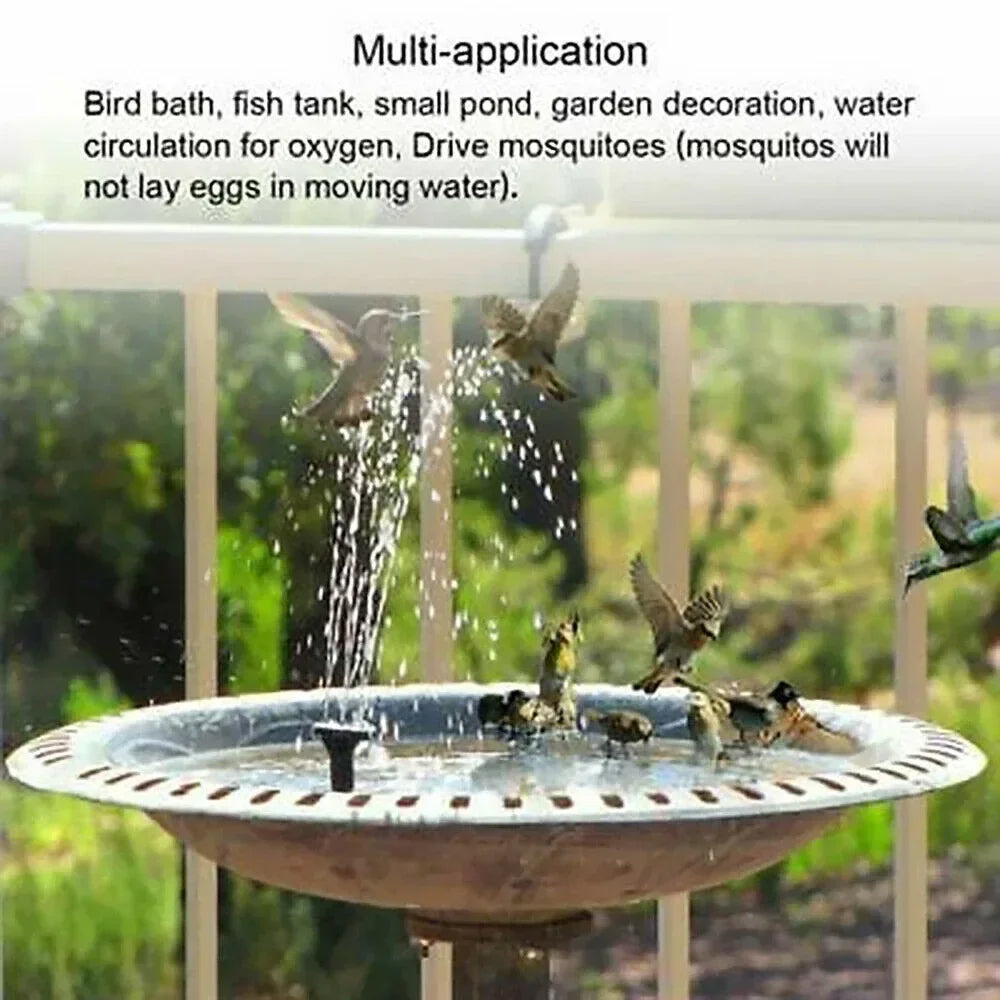 SolaryVex Floating Solar Fountain